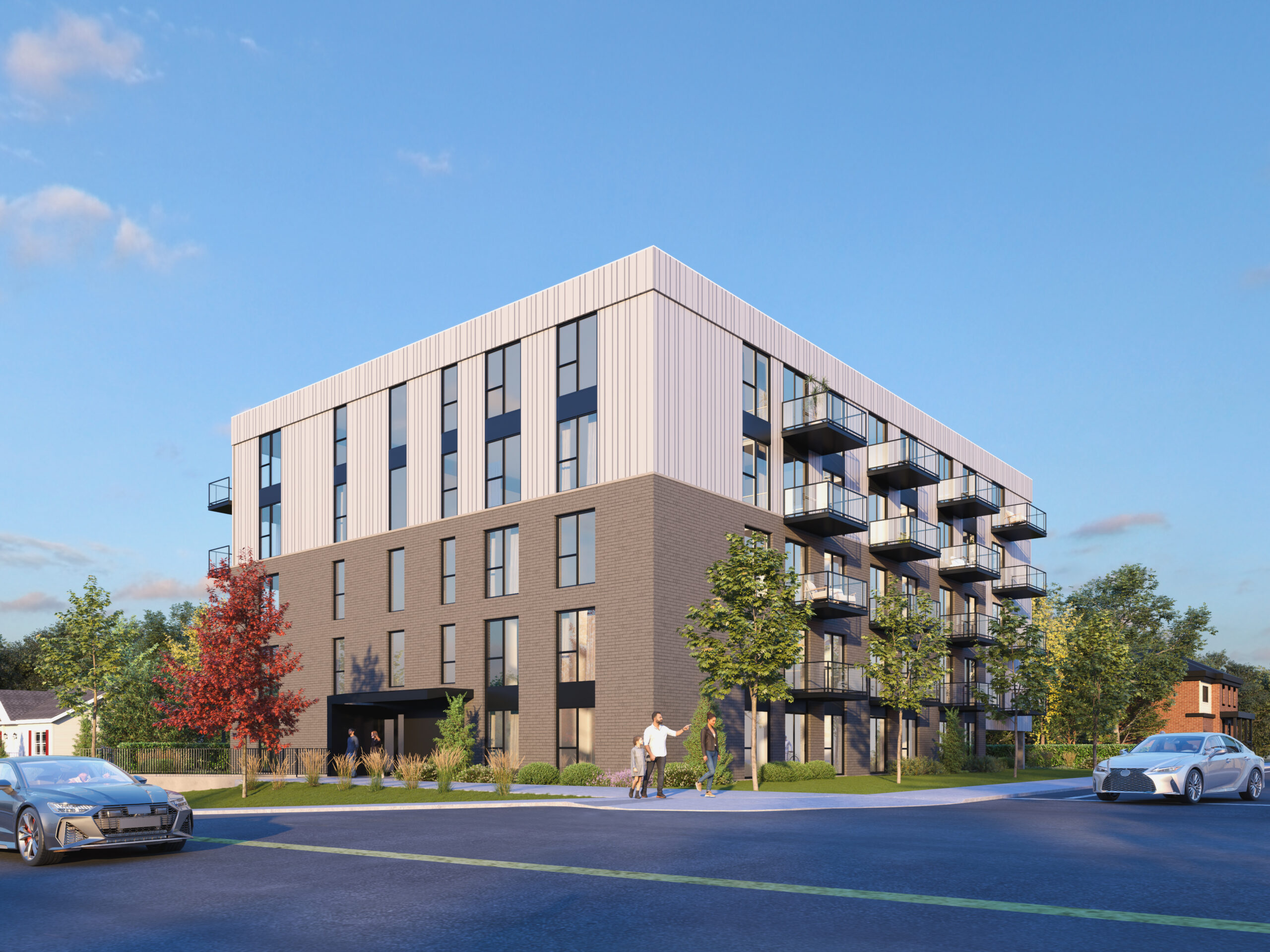 Vue extérieure du bâtiment Le Onze01